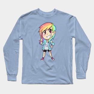 Chibi Rainbow Dash Long Sleeve T-Shirt